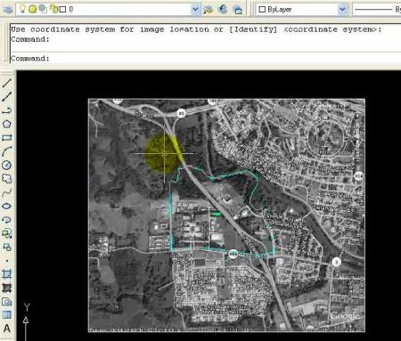 autocad google earth imagenes